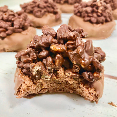 Chokladbollskakor med krisptäcke