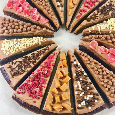 Kladdkaka med mjölkchokladfrosting