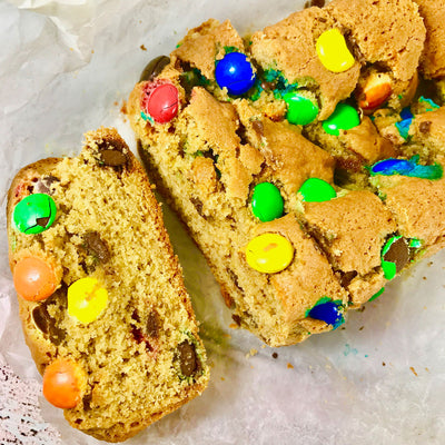 Mjuk M&M-cookie