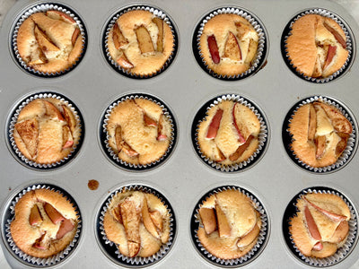 Höstiga äppelmuffins med kanel