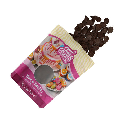 Deco Melts Mörk choklad från FunCakes i förpackning