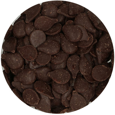 Smältbara Deco Melts med mörk chokladsmak för dekoration