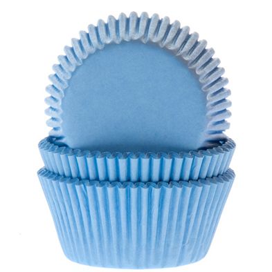 Blå minimuffinsformar Sky blue – perfekta för dop och kalas