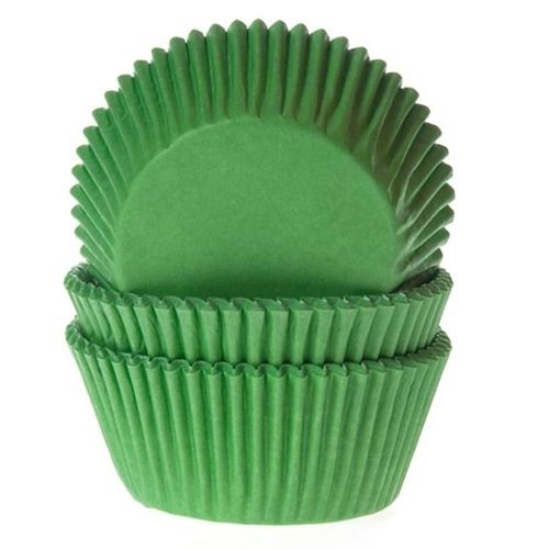 Närbild på muffinsform Gräs Grön