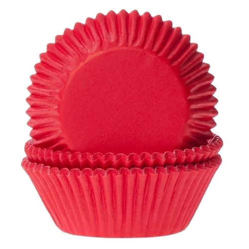 Förpackning med muffinsformar i röd red velvet