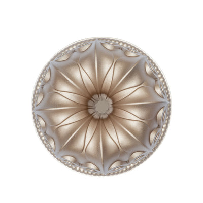Sockerkaksform Gaia 24 cm non-stick champagnefärg ovanifrån
