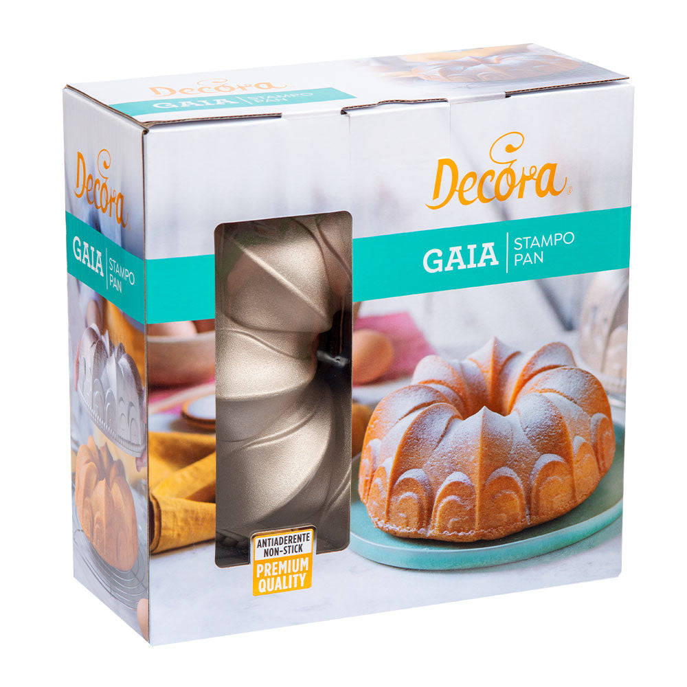 Sockerkaksform Gaia 24 cm i förpackning från Decora