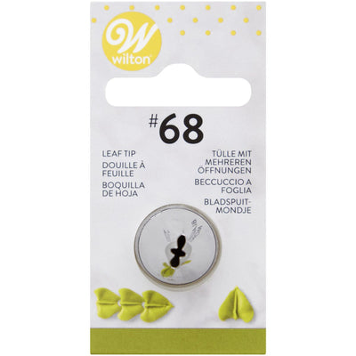 Tyll #068 Bladtyll Wilton i rostfritt stål – idealisk för naturtrogna blad till blommor på cupcakes och tårtor