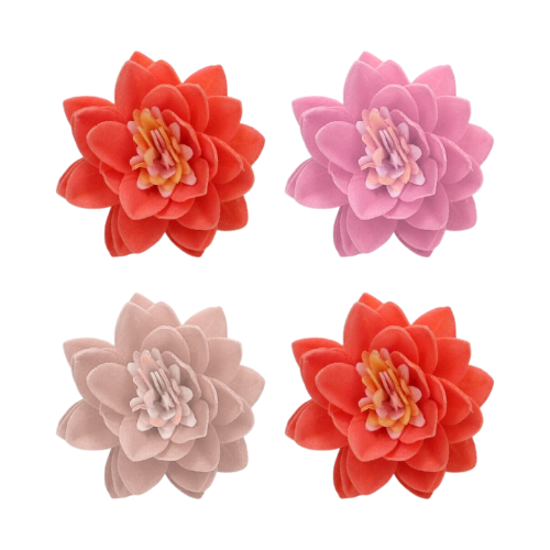 Mixade ätbara lotusblommor i oblat från FunCakes