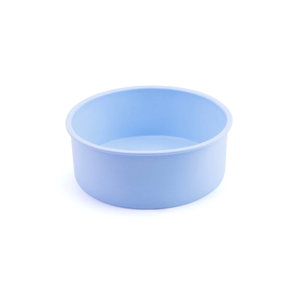 blå bakform i silikon, 15 cm i diameter
