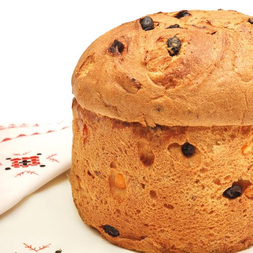 Färdiggräddad panettone i hög springform