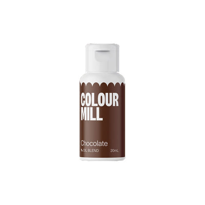 Oljebaserad ätbar färg från Colour mill i färgen Chocolate