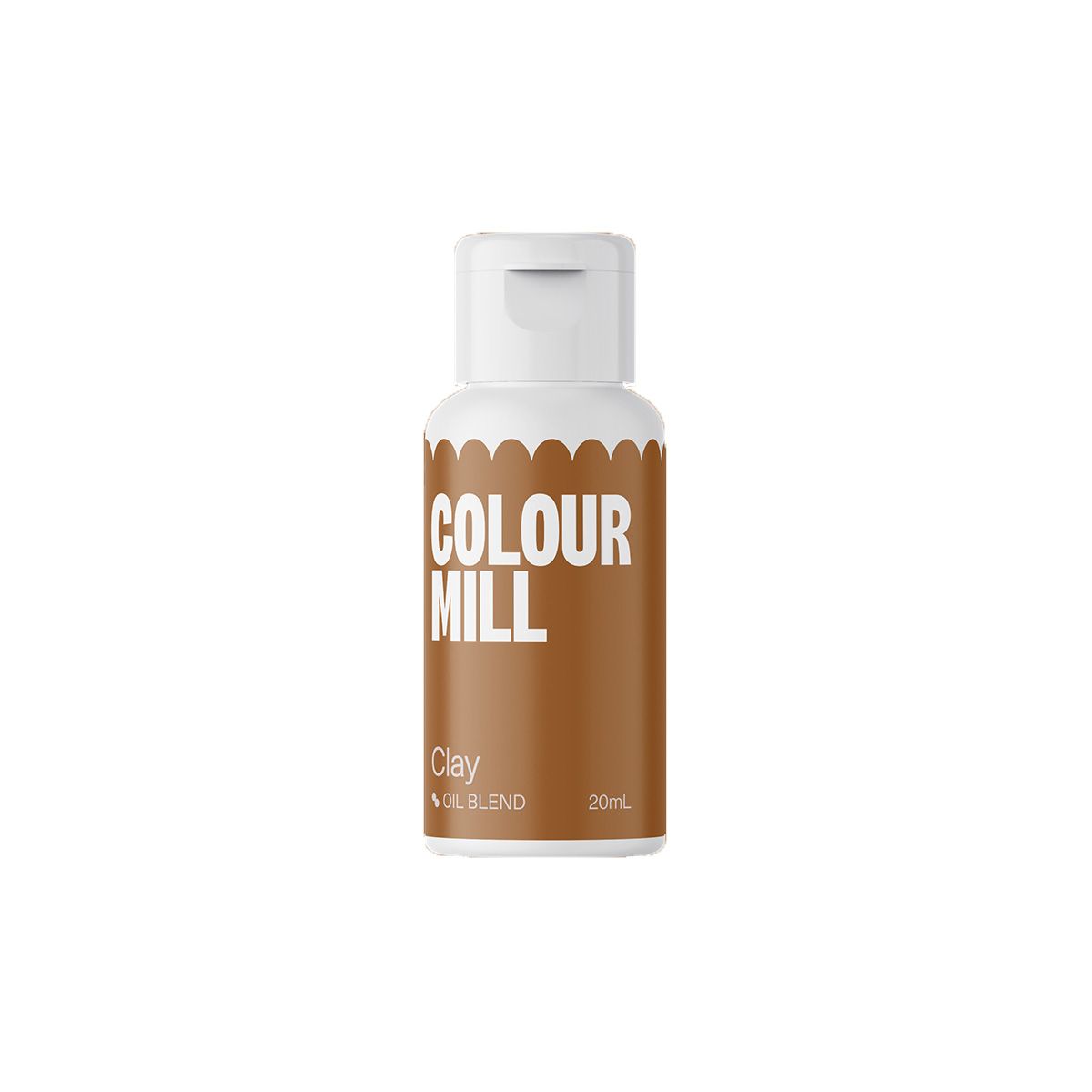 Colour mill's ätbara oljebaserade färg Clay i brunt