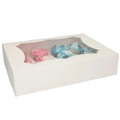 Muffinskartong för 12 stycken cupcakes