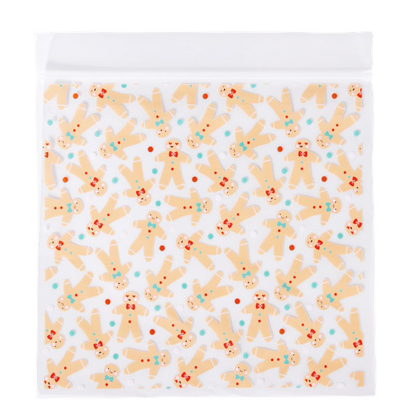 Zip-påsar med pepparkaksgubbar – 20-pack från PME