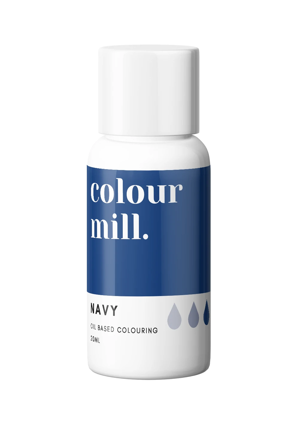 Navy Oljebaserad ätbar färg Colour Mill