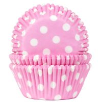 Muffinsform Rosa prickar 50 st House of Marie