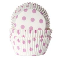 Muffinsform Baby rosa prickar 50 st House of Marie