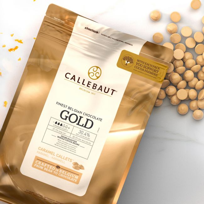 Choklad Guld 400 g Callebaut