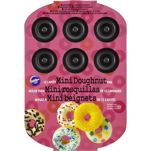 Wilton mini donut-plåt för 12 minimunkar i non-stick material