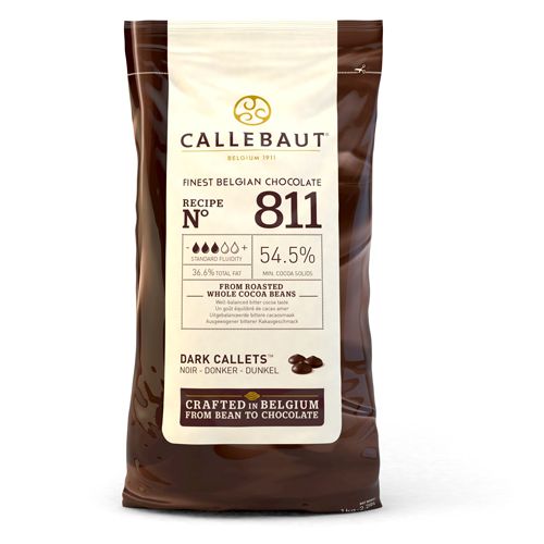 Mörk choklad 1 kg Callebaut i chokladknappar för bakning och desserter