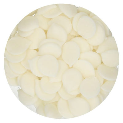 Smältbara Deco Melts vita för doppa och dekorera bakverk