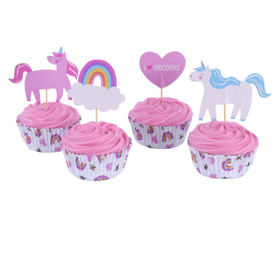 cupcake muffins enhörning unicorn dekoration