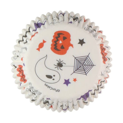 Muffinsform Halloween 48 st med festliga motiv för cupcakes och muffins