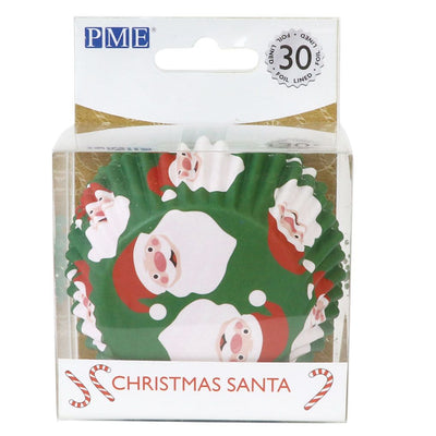 Förpackning med muffinsformar med jultomtemotiv från PME