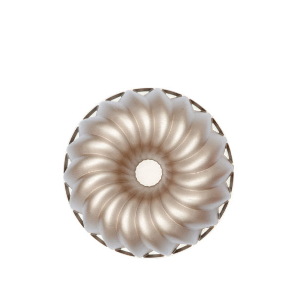 Ovanifrån – Mini sockerkaksform Carol 10 cm i spiraldesign