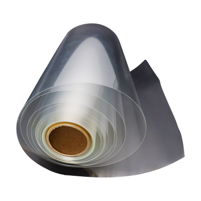 Rulle med transparent tårtplast i livsmedelssäker acetat, perfekt för tårtor och chokladarbete