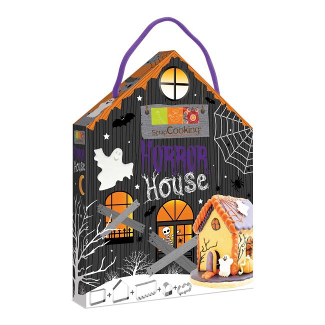 Utstickare kit Spökhus Halloween från Scrapcooking för kakor och dekorationer