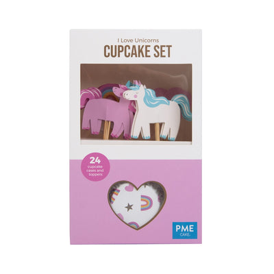 Cupcake muffins dekoration enhörning unicorn